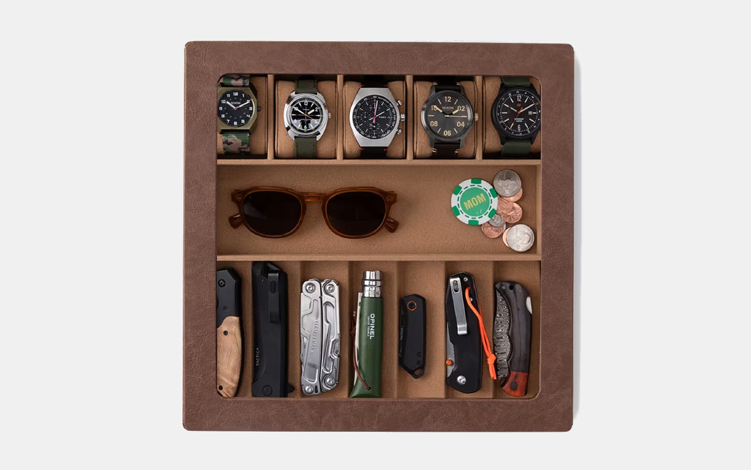 Ash & Fir Pocket Knife and Watch Display Case