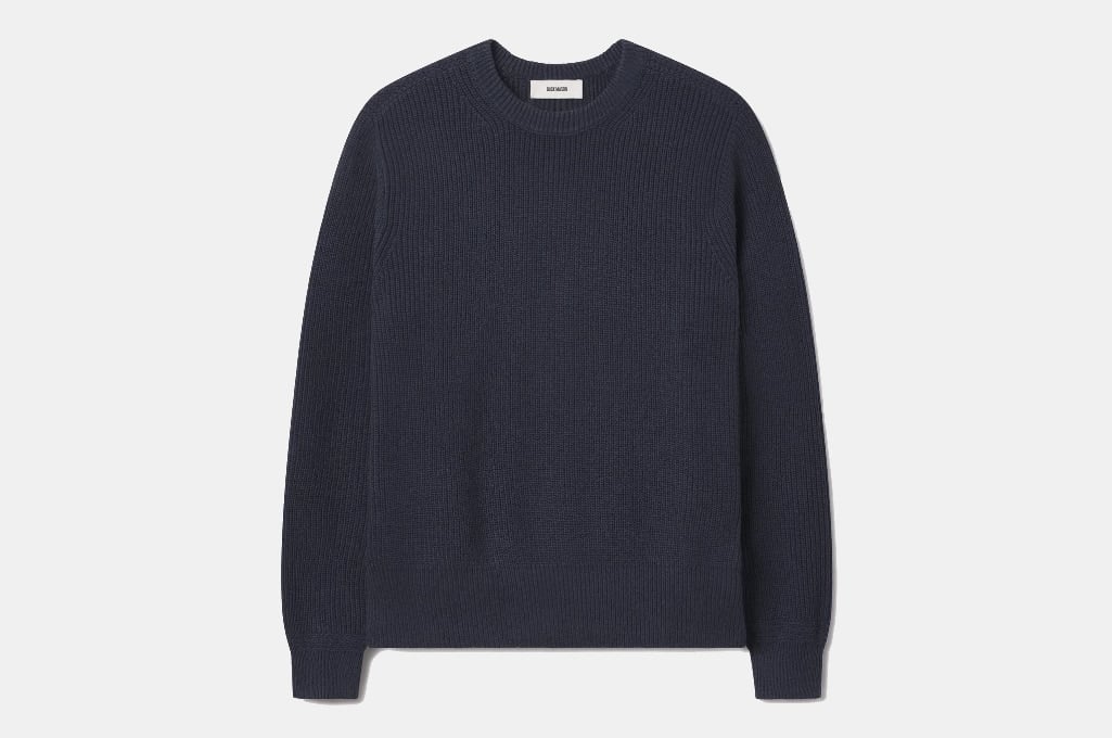 Buck Mason Seafarer Cotton Rib Crewneck Sweater