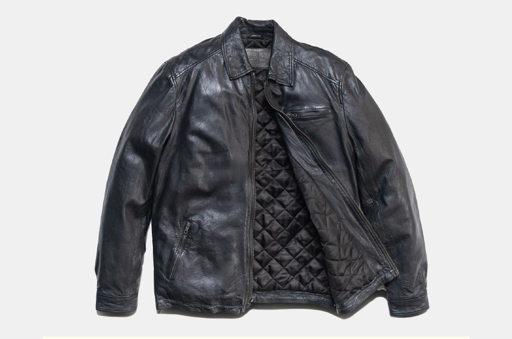 Buffalo Jackson Glenwood Leather Driving Jacket