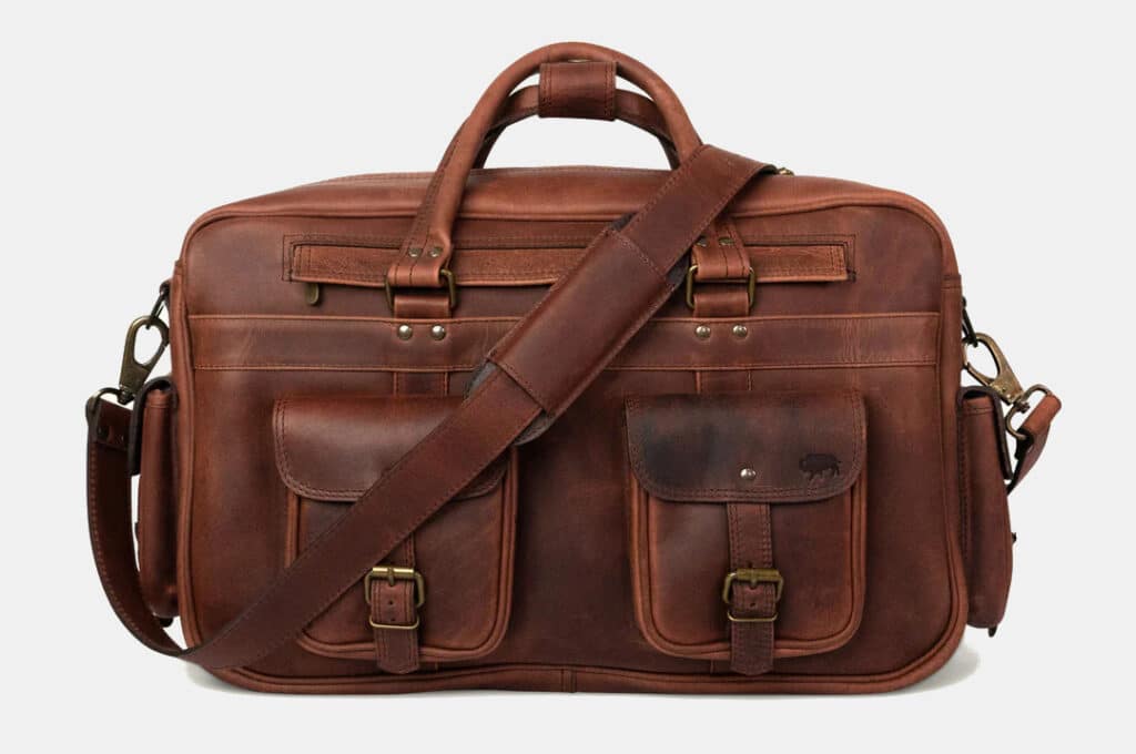 Buffalo Jackson Roosevelt Leather Pilot Bag