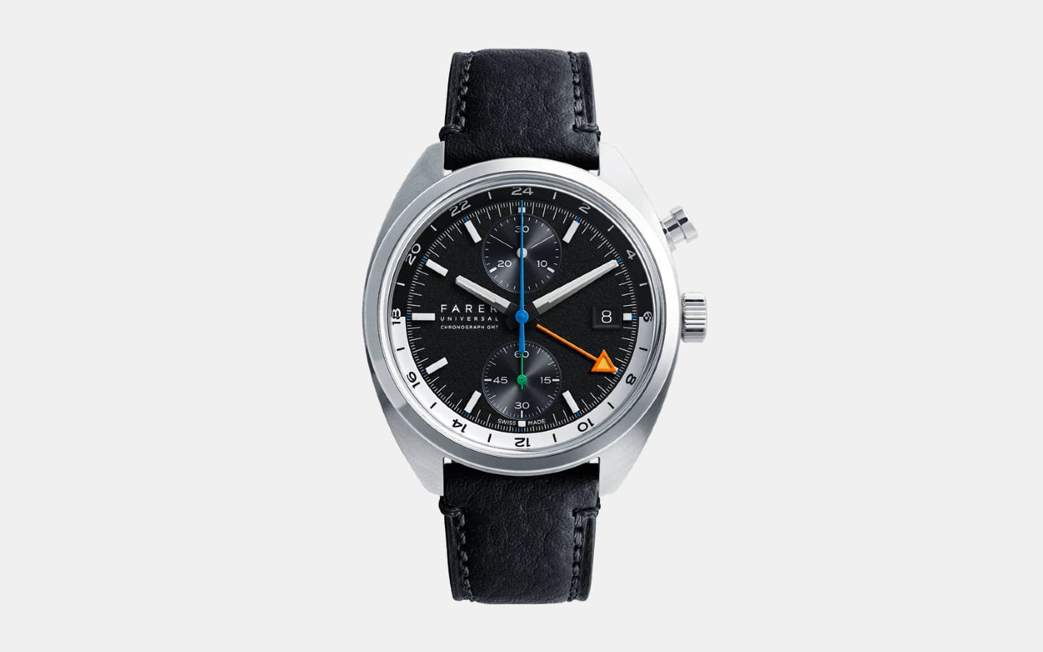Farer Monopusher Chronograph GMT Watch
