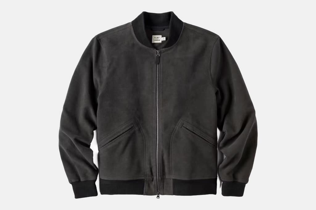 Flint and Tinder Moleskin Bomber Jacket