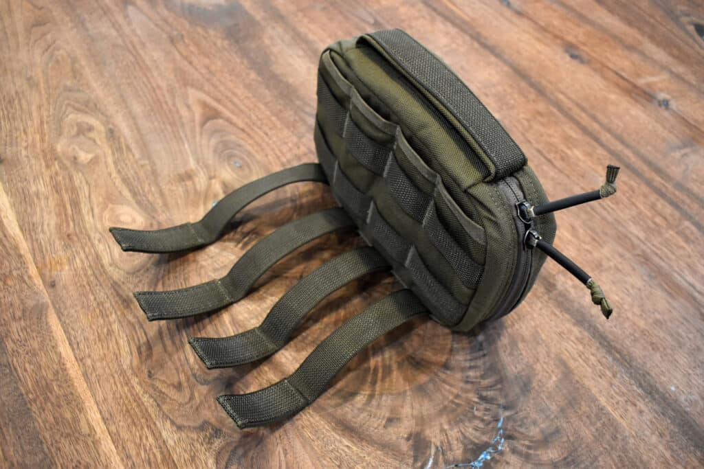 Review: GoRuck GR1 Field Pocket: Molle Webbing Open