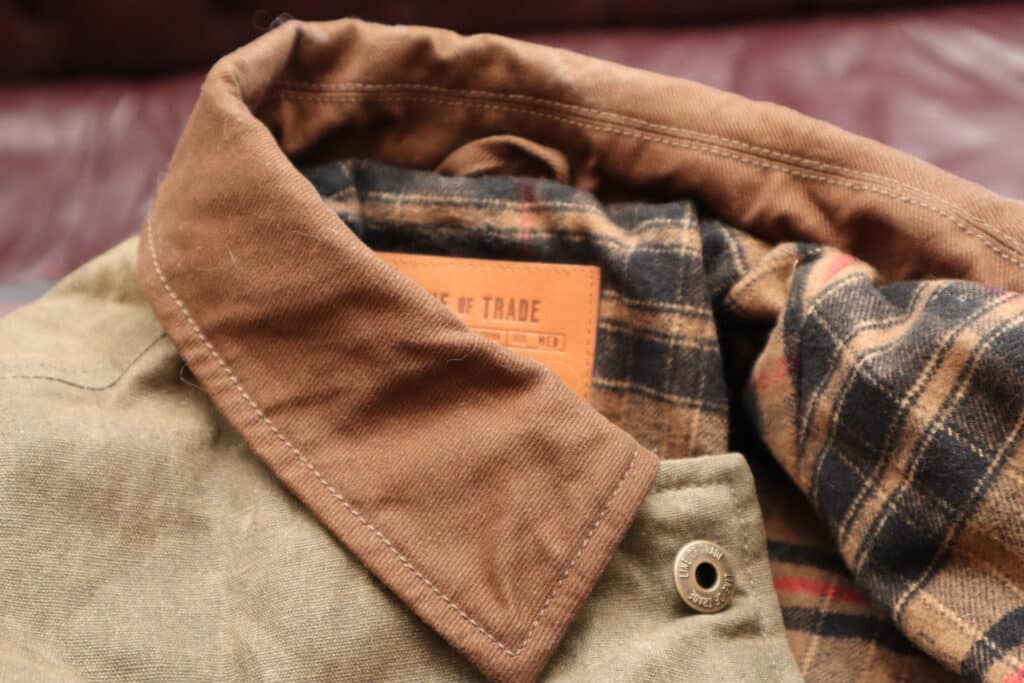 Hands-On: Line of Trade Waxed Ranch Jacket Collar