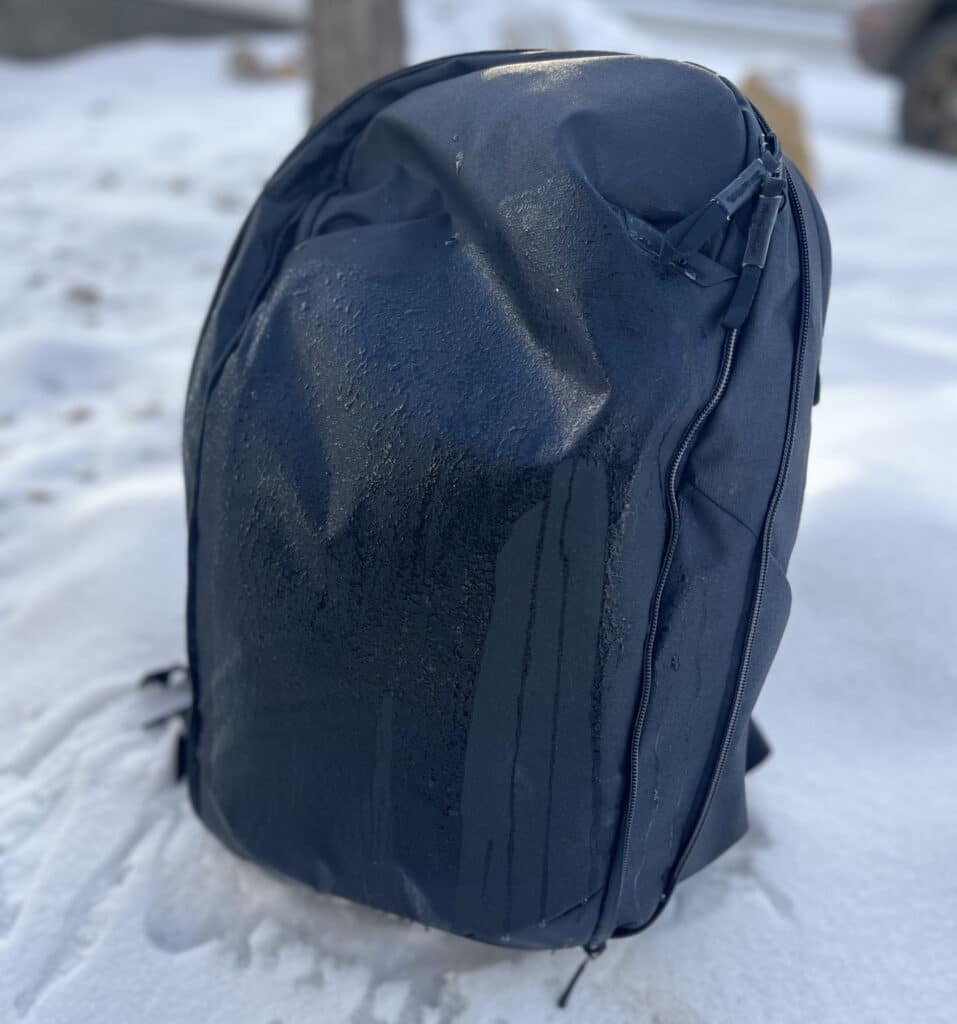 Peak Design Travel Backpack Waterproof Bottom Liner in Snow