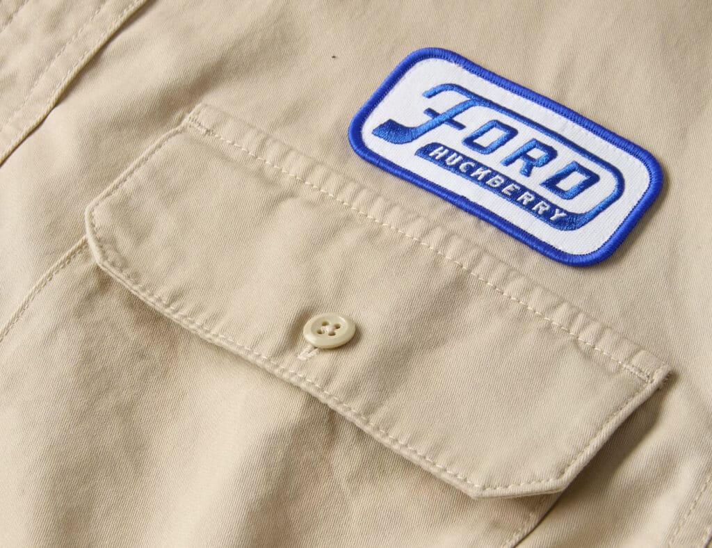 Huckberry x Ford Short Sleeve Shop Shirt Front