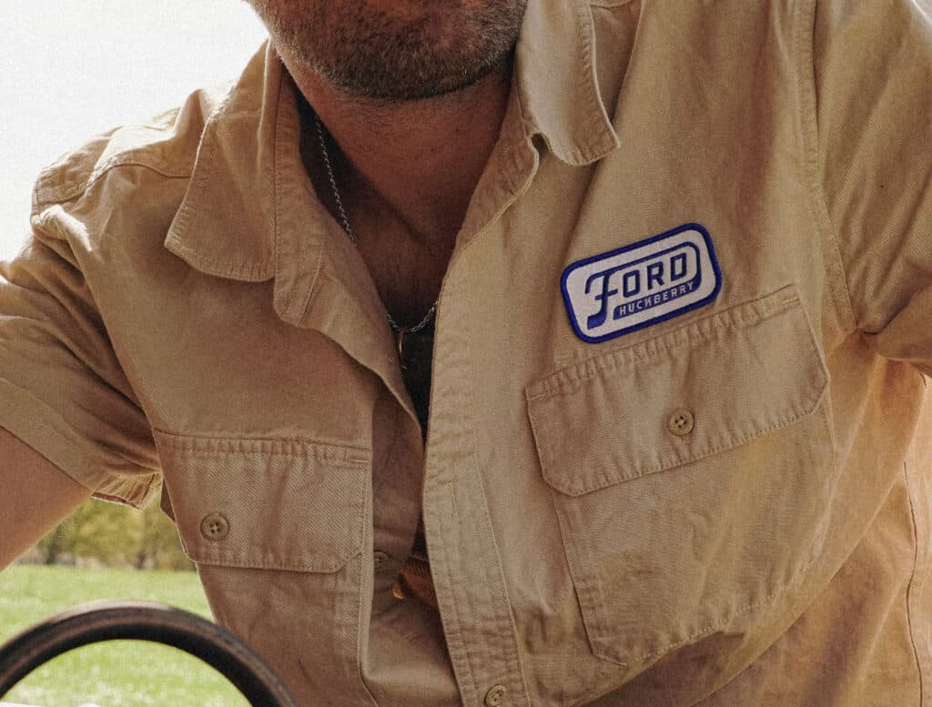 Huckberry x Ford Short Sleeve Shop Shirt Wearing