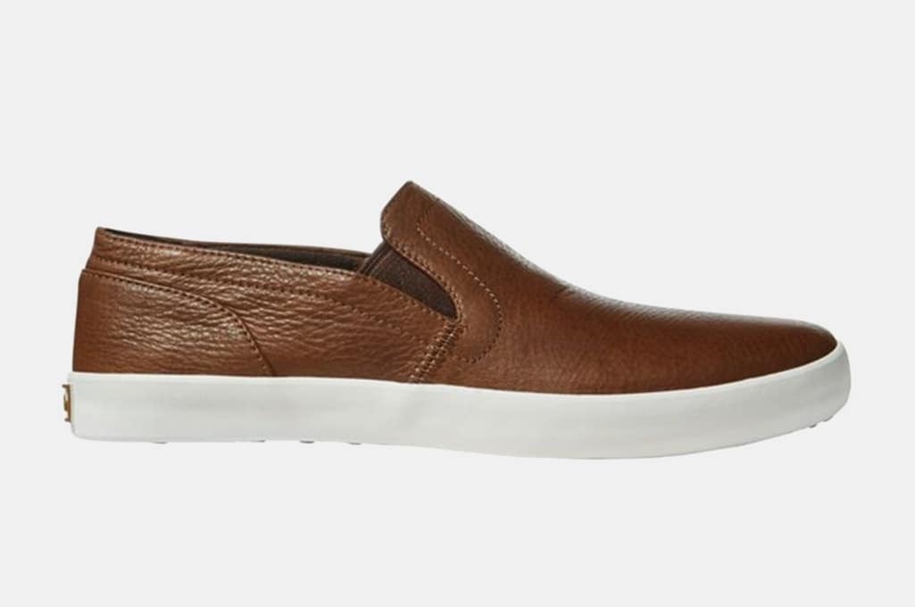 L.L. Bean Mountainville Leather Slip-On Shoes