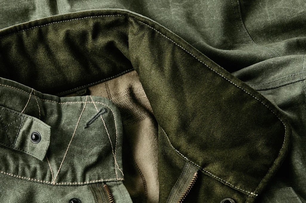 Line of Trade Waxed M-65 Field Jacket Collar