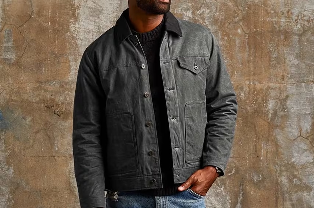 Line Of Trade Waxed Ranch Jacket Studio Image