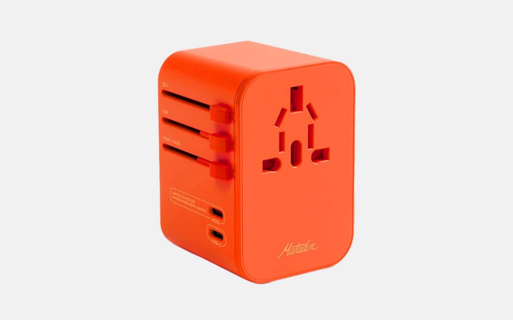 Matador Global Travel Adaptor Orange