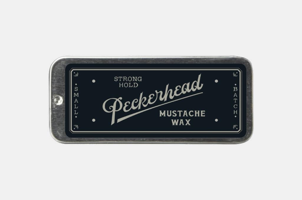 Peckerhead Mustache Wax Slider Tin