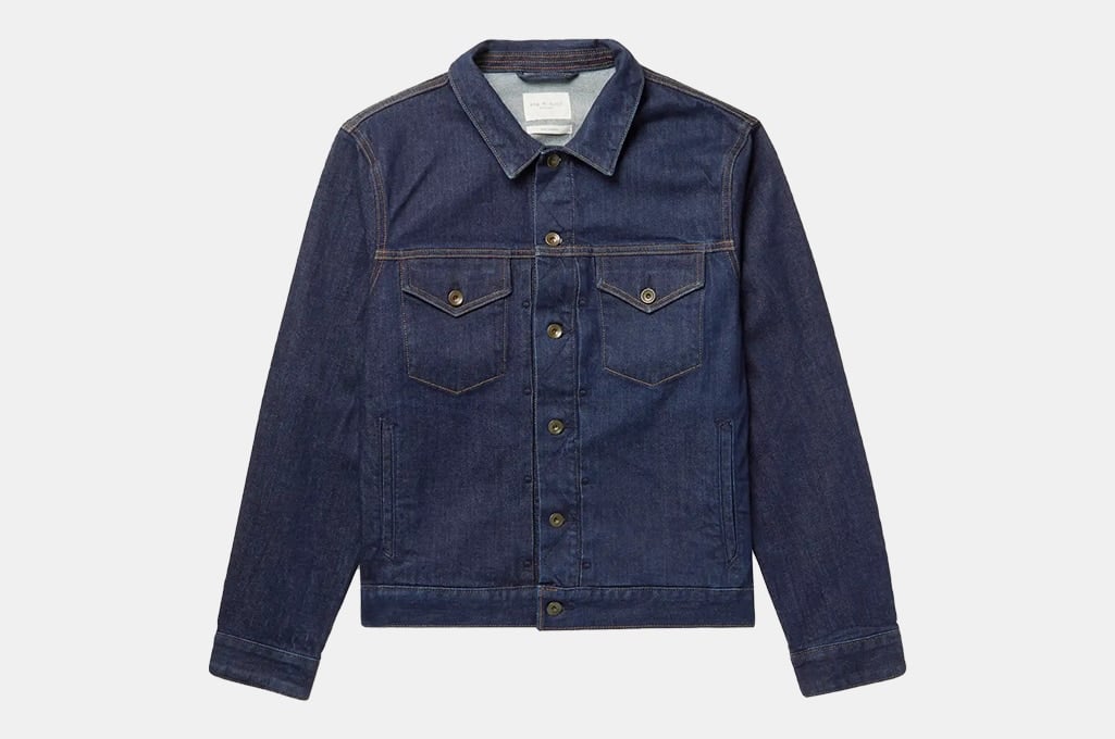 Rag & Bone Definitive Rinsed-Denim Jacket
