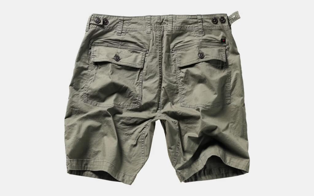 Relwen Canvas Stretch Supply Shorts Back