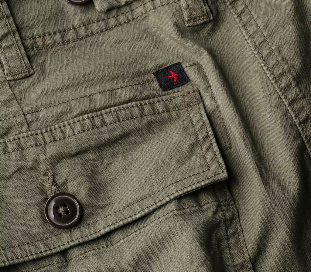 Relwen Canvas Stretch Supply Shorts Back Pocket