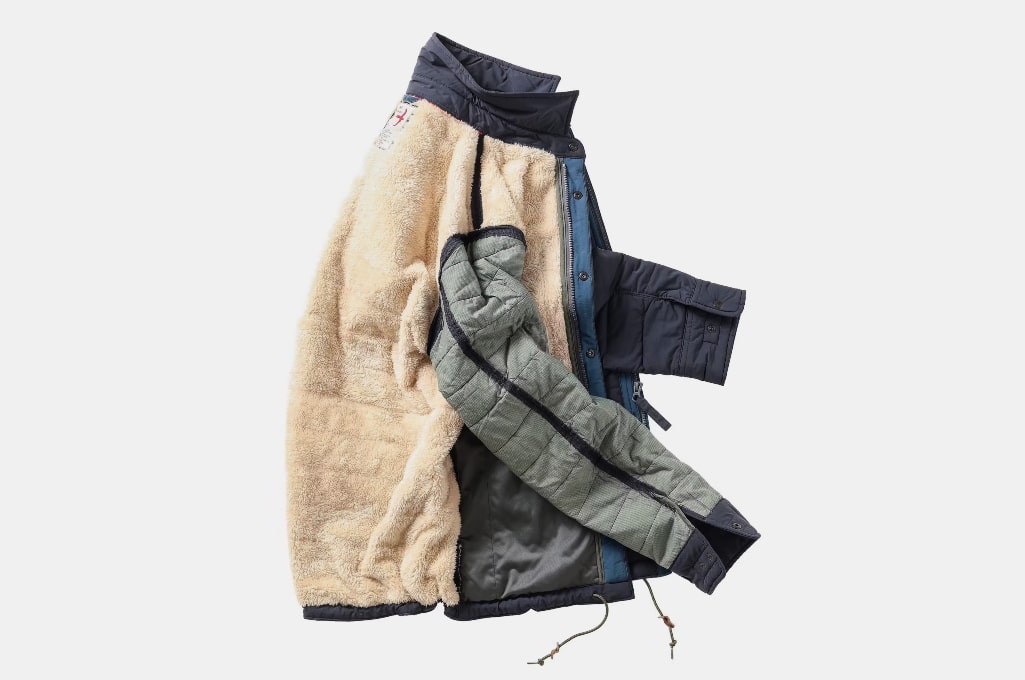 Relwen Quilted Superfleece Jacket Inside Out