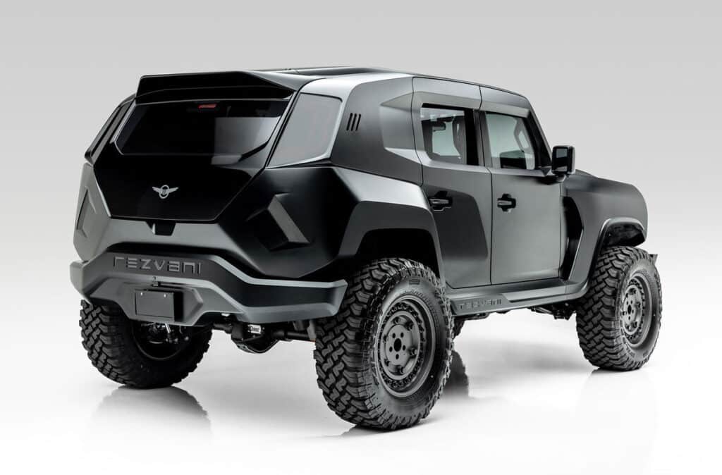 Rezvan Tank Military Edition Rear View