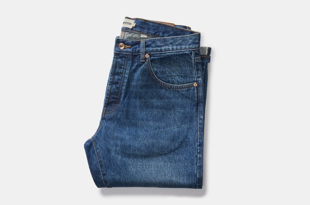 Taylor Stitch Jeans in Mid Wash Organic Selvedge