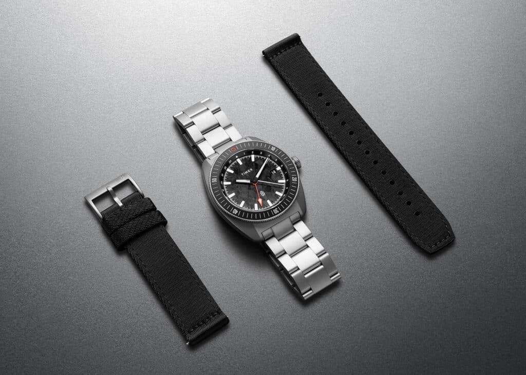 The James Brand × Timex Automatic GMT additional strap