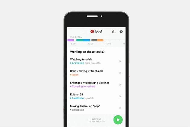 Toggl Time Tracker App