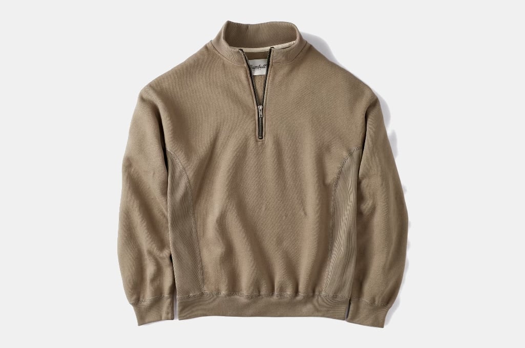 Trumbull Vintage Wash Quarter-Zip Sweatshirt