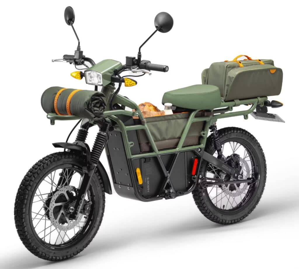 UBCO 2x2 Special Edition Electric Motorbike Side View