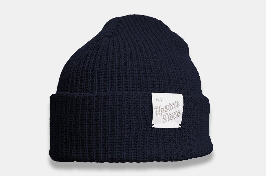 Upstate Stock Navy Upcycled Cotton Watchcap