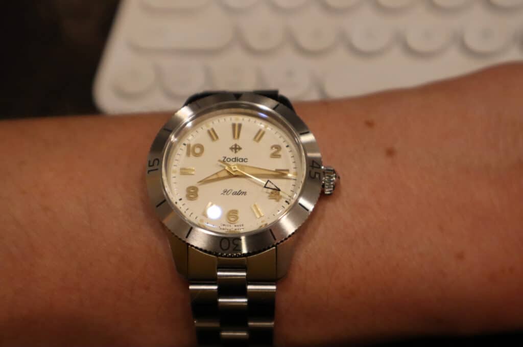 Zodiac x Craft + Tailored Ref. 691 Reissue On Wrist